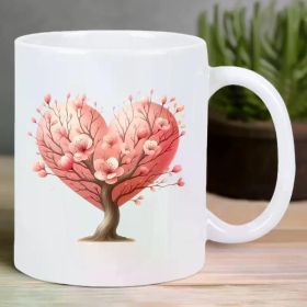 Love Tree Ceramic Coffee Mug - Reusable, Insulated, Hand-Wash Only - Perfect for Coffee Lovers, Men & Women