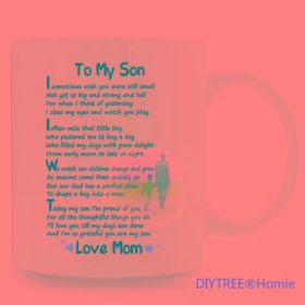 11oz White Ceramic Coffee Mug Mug, Heart Poem, - The Perfect Couple Gift for Valentine's Day, Anniversary, Birthday